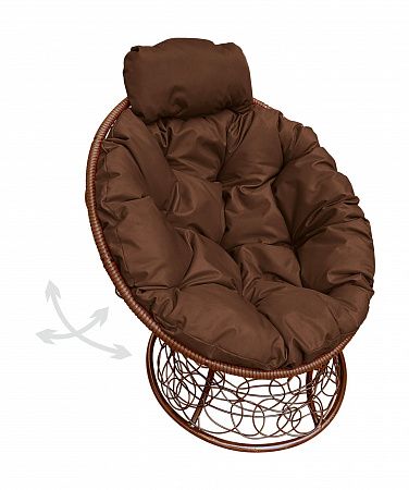 Кресло "Папасан-мини" пружина с ротангом