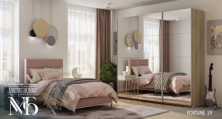 Шкаф-купе Fortune-19 1,4м.  секция 600/800 (б)																														