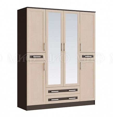 Шкаф "Грация" 4-х ств. (м)