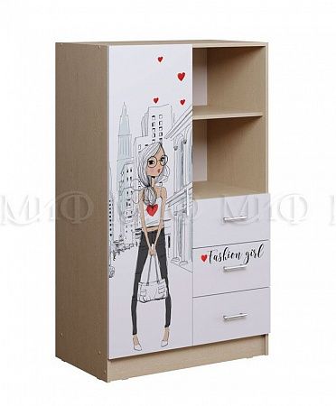 Шкаф комбинированный "Вега" New Girl (м)