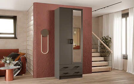 Шкаф "Дуэт с зеркалом" плательный