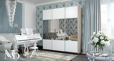 Шкаф-купе Fortune-14 1,8м.секция 400/600/800 (б)
